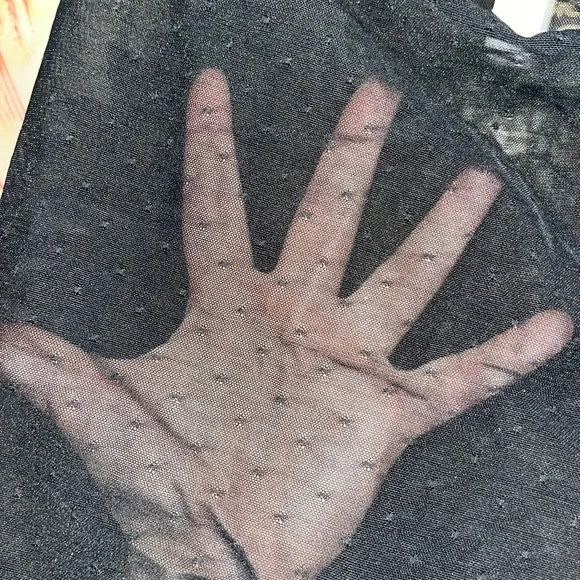 Vintage 1990s Ralph Lauren Main Line Sheer Crop Top - Picture 3 of 5